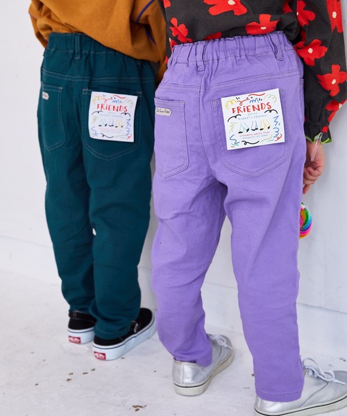 Life Support Products（ライフサポートプロダクツ）の「ツイルFRIENDSパンツ（チノパンツ・キッズ・マスタード/モスグリーン/チャコール/ラベンダー/オフホワイト・140/130/95/90/80/150/120/110/100）」の14枚目の写真