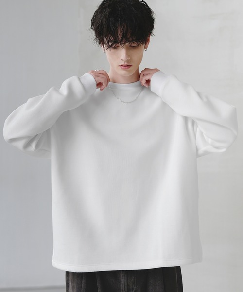 コットンポンチ/ヴィンテージ加工ピグメントロングTシャツ【ドロー