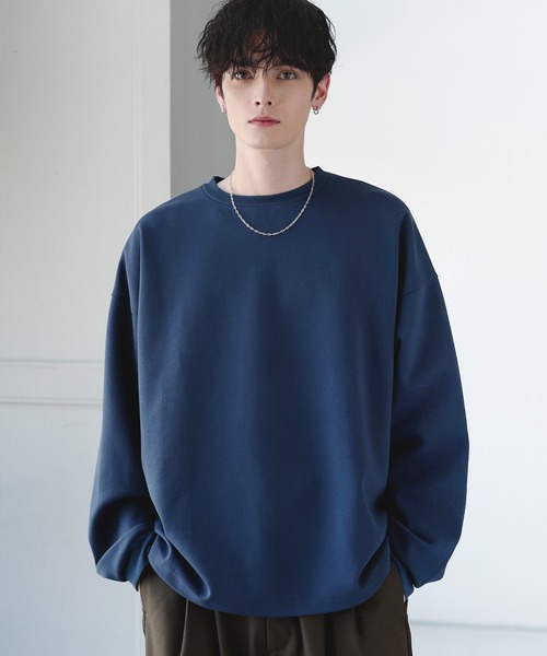 ETELIO（エテリオ）の「コットンポンチ/ヴィンテージ加工ピグメントロングTシャツ【ドローコード付き】（Tシャツ/カットソー・メンズ・ホワイト/チャコール/グレー系/ブラック系2/ブラウン/ワイン/ブルーグリーン/ブラック・M/S/XL/L/XS）」の16枚目の写真