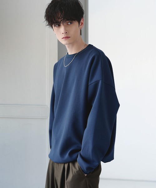 ETELIO（エテリオ）の「コットンポンチ/ヴィンテージ加工ピグメントロングTシャツ【ドローコード付き】（Tシャツ/カットソー・メンズ・ホワイト/チャコール/グレー系/ブラック系2/ブラウン/ワイン/ブルーグリーン/ブラック・M/S/XL/L/XS）」の21枚目の写真