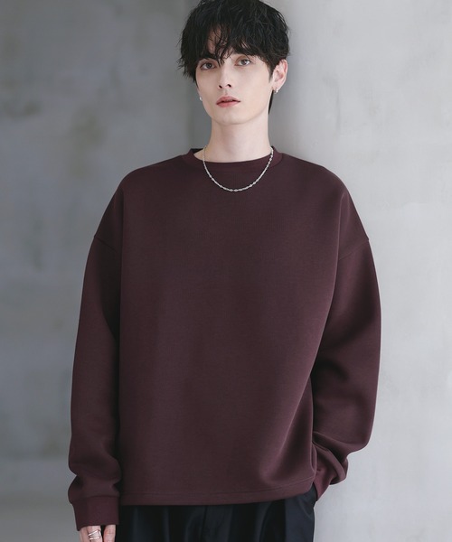 ETELIO（エテリオ）の「コットンポンチ/ヴィンテージ加工ピグメントロングTシャツ【ドローコード付き】（Tシャツ/カットソー・メンズ・ホワイト/チャコール/グレー系/ブラック系2/ブラウン/ワイン/ブルーグリーン/ブラック・M/S/XL/L/XS）」の13枚目の写真