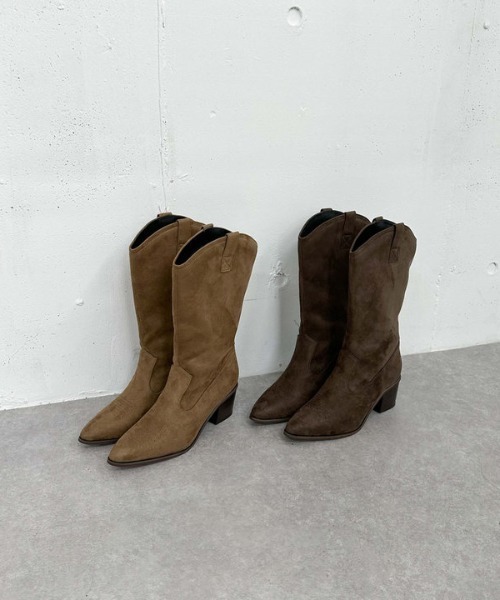 archives（アルシーヴ）の「ウェスタンブーツ（ブーツ・レディース・ブラウン/キャメル・MEDIUM/LARGE）」の15枚目の写真