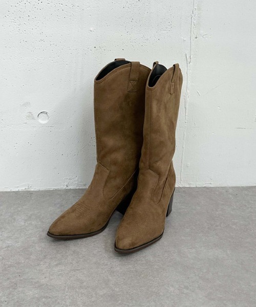 archives（アルシーヴ）の「ウェスタンブーツ（ブーツ・レディース・ブラウン/キャメル・MEDIUM/LARGE）」の16枚目の写真