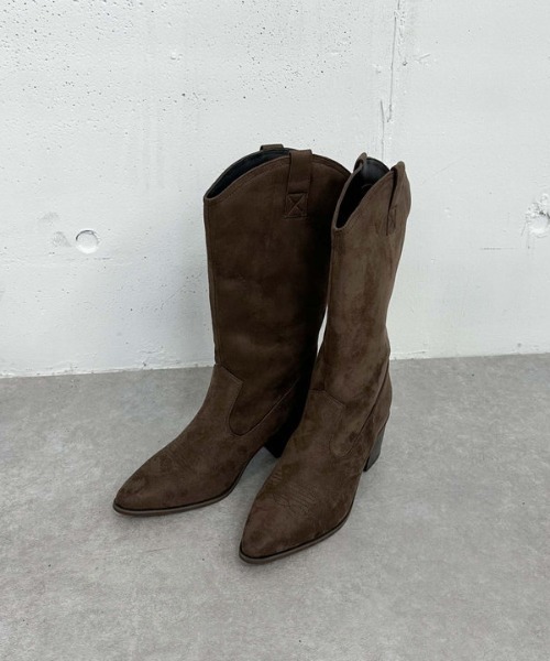 archives（アルシーヴ）の「ウェスタンブーツ（ブーツ・レディース・ブラウン/キャメル・MEDIUM/LARGE）」の17枚目の写真