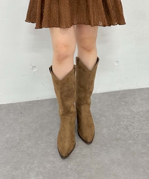 archives（アルシーヴ）の「ウェスタンブーツ（ブーツ・レディース・ブラウン/キャメル・MEDIUM/LARGE）」の4枚目の写真