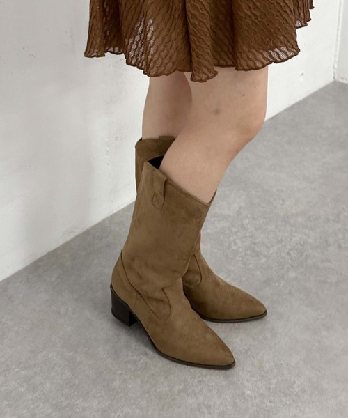 archives（アルシーヴ）の「ウェスタンブーツ（ブーツ・レディース・ブラウン/キャメル・MEDIUM/LARGE）」の6枚目の写真