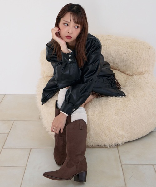 archives（アルシーヴ）の「ウェスタンブーツ（ブーツ・レディース・ブラウン/キャメル・MEDIUM/LARGE）」の22枚目の写真