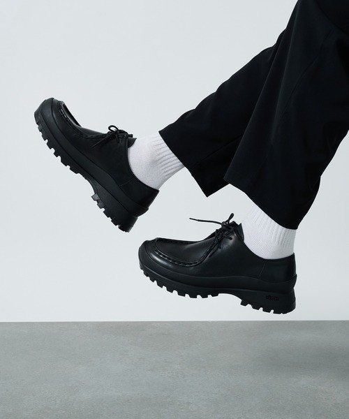 PADRONE(パドローネ)の「【PADRONE/パドローネ】TYROLEAN SHOES with Vibram(ドレスシューズ・メンズ・ブラック・41/42/40)」の1枚目の写真