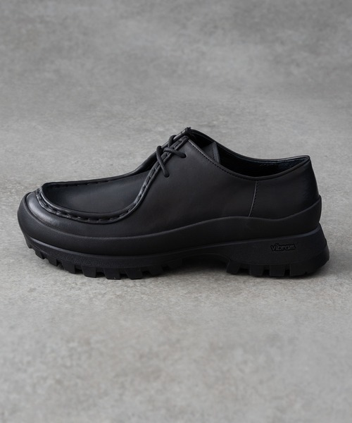 PADRONE(パドローネ)の「【PADRONE/パドローネ】TYROLEAN SHOES with Vibram(ドレスシューズ・メンズ・ブラック・41/42/40)」の6枚目の写真