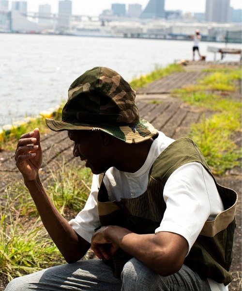 HUNTISM(ハンティズム)の「4Panel Camofulage Mountain Hat(ハット・メンズ・カモフラージュ・FREE)」の8枚目の写真