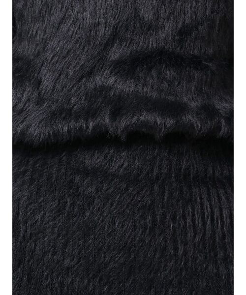 GYDA（ジェイダ）の「オフショルデザインシャギーニットワンピース（ワンピース・レディース・ベージュ/ブラック/オフホワイト・FREE）」の12枚目の写真