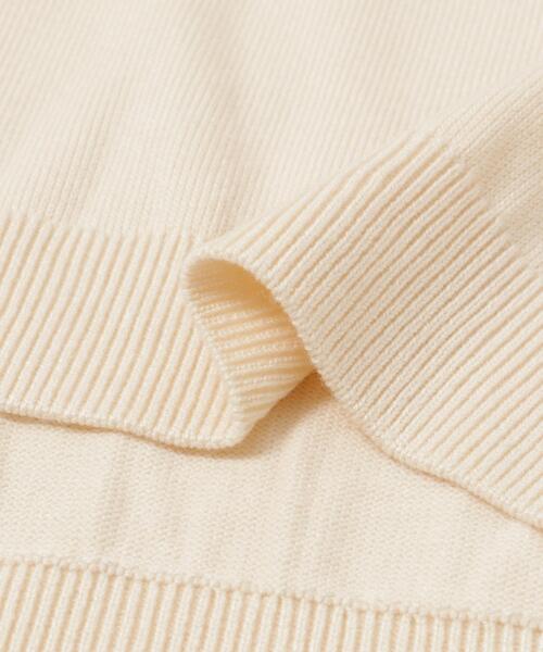 LAATO(ラート)の「sheer sleeve knit(ニット/セーター・レディース・オフホワイト/ブラック・FREE)」の7枚目の写真