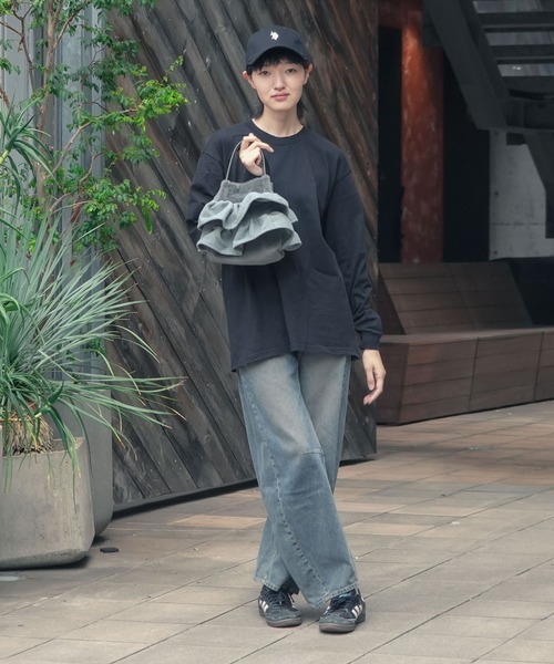 Lee(リー)の「【Lee/リー】モコモコフリル2WAYバッグ(ショルダーバッグ・レディース・ブラック/ボルドー/杢グレー・FREE)」の20枚目の写真