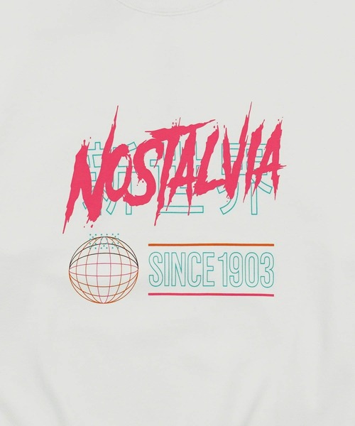 NOSTALVIA(ノスタルヴィア)の「NOSTALVIA ノスタルヴィア THE SHINSEKAI / ザ・シンセカイ 裏毛 スウェット プルオーバー(スウェット・メンズ・杢グレー/ブラック/ホワイト・SMALL/MEDIUM/LARGE/X-LARGE)」の5枚目の写真