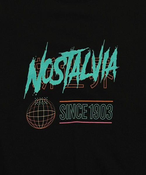 NOSTALVIA(ノスタルヴィア)の「NOSTALVIA ノスタルヴィア THE SHINSEKAI / ザ・シンセカイ 裏毛 スウェット プルオーバー(スウェット・メンズ・杢グレー/ブラック/ホワイト・SMALL/MEDIUM/LARGE/X-LARGE)」の7枚目の写真