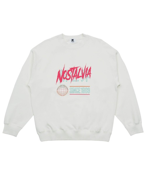 NOSTALVIA(ノスタルヴィア)の「NOSTALVIA ノスタルヴィア THE SHINSEKAI / ザ・シンセカイ 裏毛 スウェット プルオーバー(スウェット・メンズ・杢グレー/ブラック/ホワイト・SMALL/MEDIUM/LARGE/X-LARGE)」の17枚目の写真