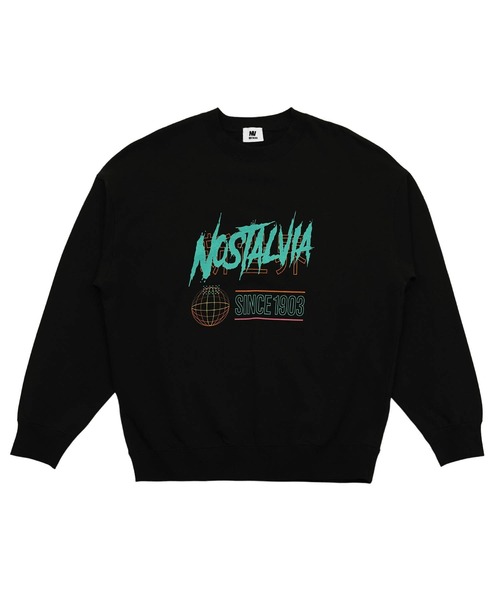 NOSTALVIA(ノスタルヴィア)の「NOSTALVIA ノスタルヴィア THE SHINSEKAI / ザ・シンセカイ 裏毛 スウェット プルオーバー(スウェット・メンズ・杢グレー/ブラック/ホワイト・SMALL/MEDIUM/LARGE/X-LARGE)」の18枚目の写真