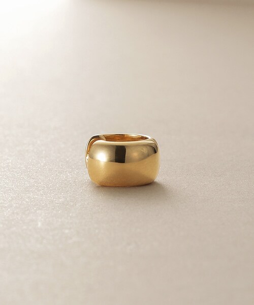 COCOSHNIK(ココシュニック)の「K10平甲ワイド 中折れピアス(ピアス(両耳用)・レディース・イエローゴールド・00)」の8枚目の写真