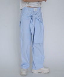 Uenui | waist ribbon wide pants(その他パンツ)