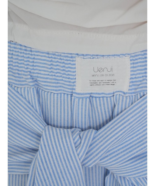 Uenui（ウニュイ）の「waist ribbon wide pants（その他パンツ・レディース・グレー/ライトブルー・FREE）」の13枚目の写真
