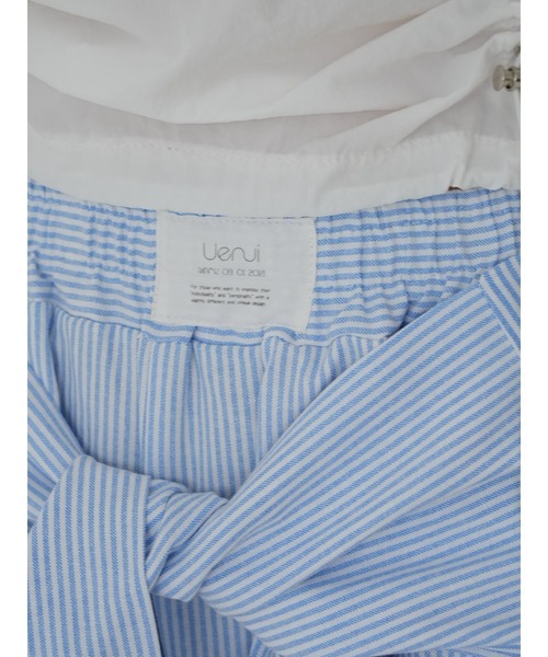 Uenui（ウニュイ）の「waist ribbon wide pants（その他パンツ・レディース・グレー/ライトブルー・FREE）」の15枚目の写真