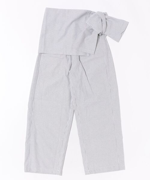 Uenui（ウニュイ）の「waist ribbon wide pants（その他パンツ・レディース・グレー/ライトブルー・FREE）」の10枚目の写真