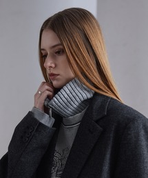 CLEL】Double-Zip Wool Neck Warmer / ダブルジップ ウールネック