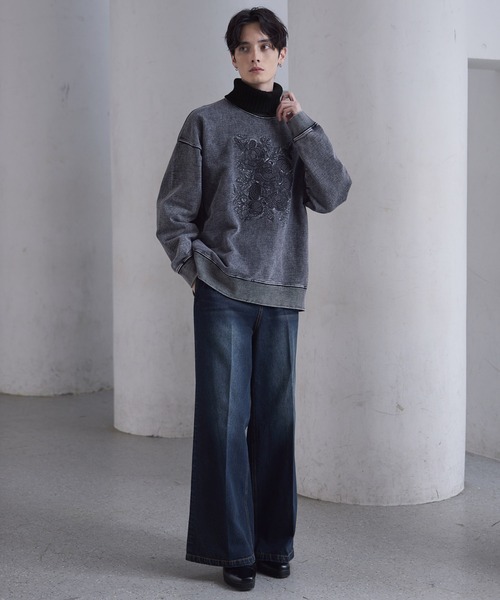 CLEL（クレイル）の「【CLEL】Double-Zip Wool Neck Warmer / ダブルジップ ウールネックウォーマー（マフラー・メンズ・グレー/チャコールグレー/ブラック・FREE）」の21枚目の写真