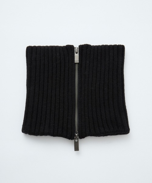 CLEL】Double-Zip Wool Neck Warmer / ダブルジップ ウールネック