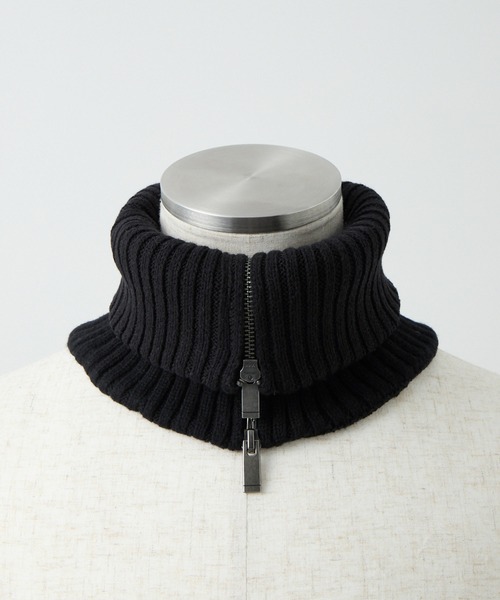 CLEL】Double-Zip Wool Neck Warmer / ダブルジップ ウールネック