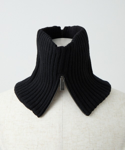 CLEL】Double-Zip Wool Neck Warmer / ダブルジップ ウールネック