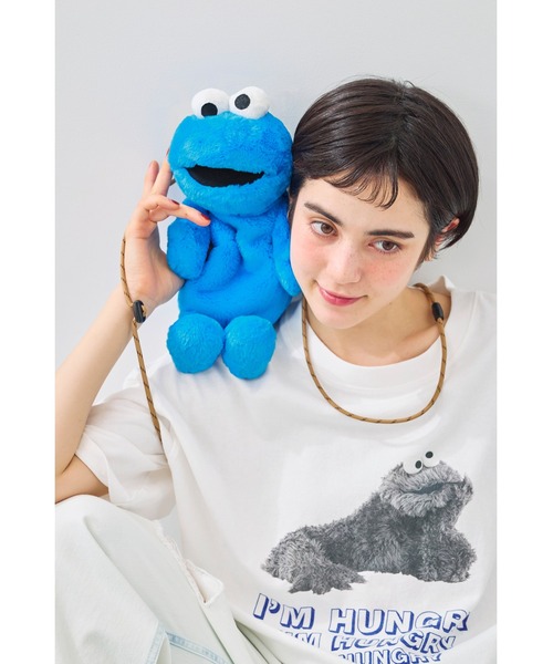 SM2（エスエムツー）の「【SESAME STREET×SM2】ぬいぐるみﾎﾟｼｪｯﾄ（ハンドバッグ・レディース・ブルー・F）」の2枚目の写真