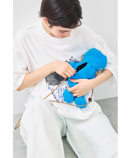 SM2（エスエムツー）の「【SESAME STREET×SM2】ぬいぐるみﾎﾟｼｪｯﾄ（ハンドバッグ・レディース・ブルー・F）」の5枚目の写真