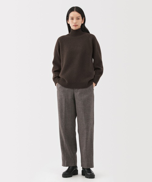 MUJI Labo(ムジラボ)の「〔MUJI Labo〕婦人 ヤク混タートルネックセーター(ニット/セーター・レディース・ダークブラウン・S/M/L)」の1枚目の写真