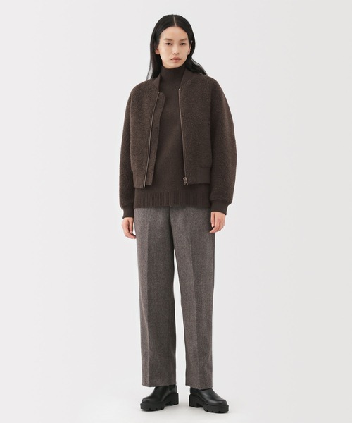 MUJI Labo(ムジラボ)の「〔MUJI Labo〕婦人 ヤク混タートルネックセーター(ニット/セーター・レディース・ダークブラウン・S/M/L)」の3枚目の写真