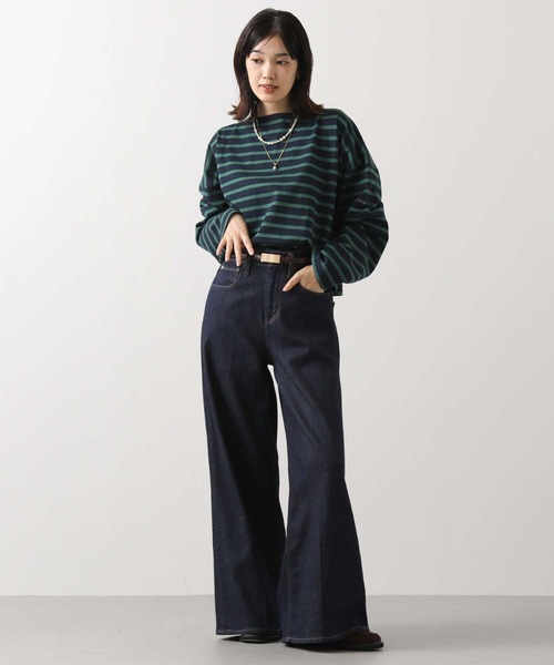 LEMINOR（ルミノール）の「ルミノアショートT（Tシャツ/カットソー・レディース・レッド/ブラウン系/ネイビー系・FREE）」の16枚目の写真