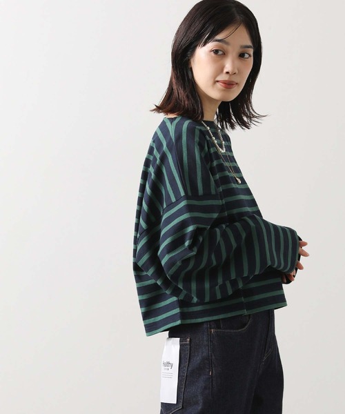 LEMINOR（ルミノール）の「ルミノアショートT（Tシャツ/カットソー・レディース・レッド/ブラウン系/ネイビー系・FREE）」の18枚目の写真