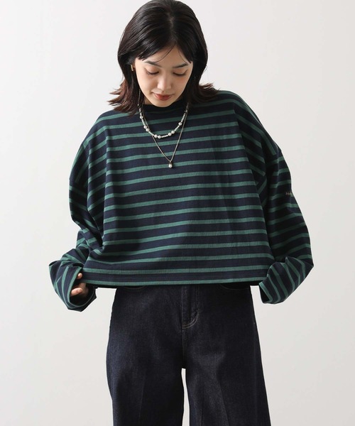 LEMINOR（ルミノール）の「ルミノアショートT（Tシャツ/カットソー・レディース・レッド/ブラウン系/ネイビー系・FREE）」の20枚目の写真