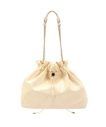 CALNAMUR（カルナムール）の「ショルダーチェーンドローストリングバッグ（ショルダーバッグ）」