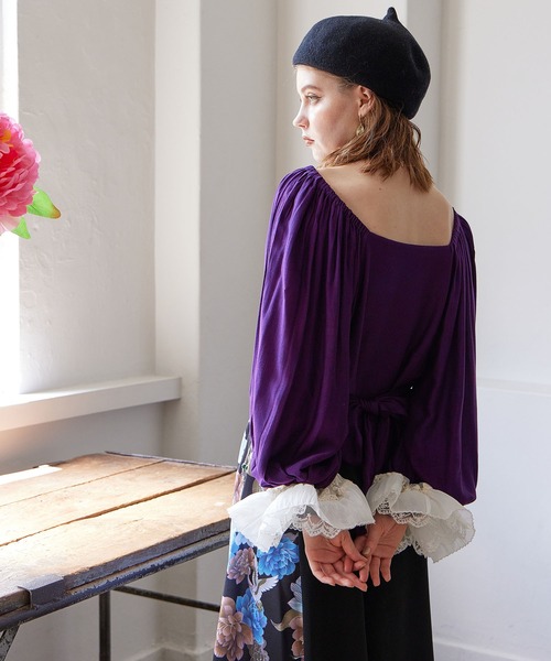 チャイハネ（チャイハネ）の「【チャイハネ】ダブルステッチシュシュ（シュシュ・レディース・ホワイト・FREE）」の6枚目の写真