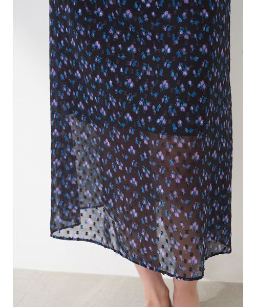 LILY BROWN(リリーブラウン)の「【LILY BROWN Lingerie×ANNA SUI】カップ付きキャミワンピース(ワンピース・レディース・ブラック/ライトブルー・S/M)」の18枚目の写真