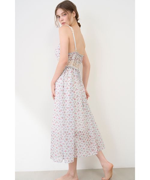 LILY BROWN Lingerie×ANNA SUI】カップ付きキャミワンピース