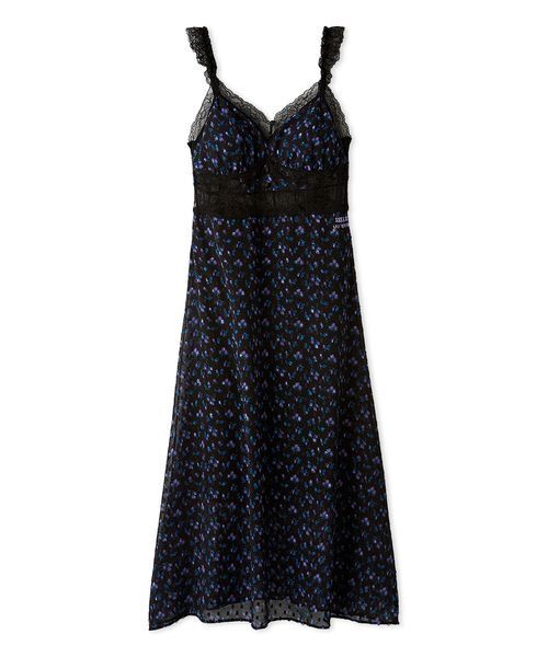 セール】【LILY BROWN Lingerie×ANNA SUI】カップ付きキャミワンピース