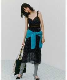 LILY BROWN | 【LILY BROWN Lingerie×ANNA SUI】カップ付きキャミワンピース(ワンピース)