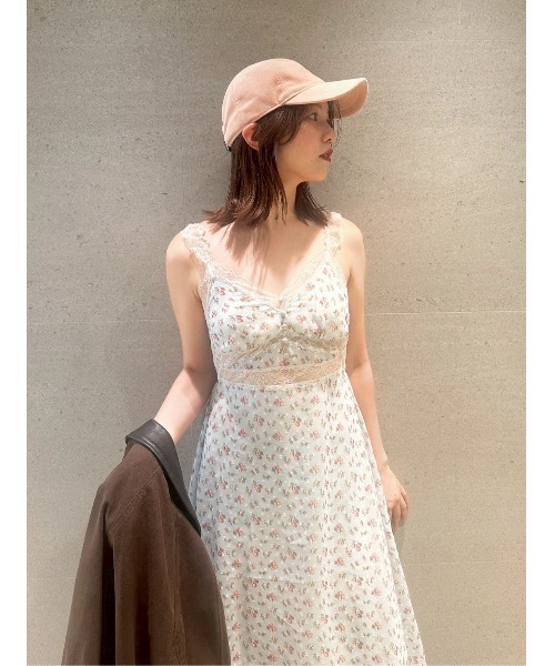 【LILY BROWN × ANNA SUI】ワンピース　28日までの値下げ LILY BROWN Lingerie×ANNA SUI】カップ付きキャミワンピース