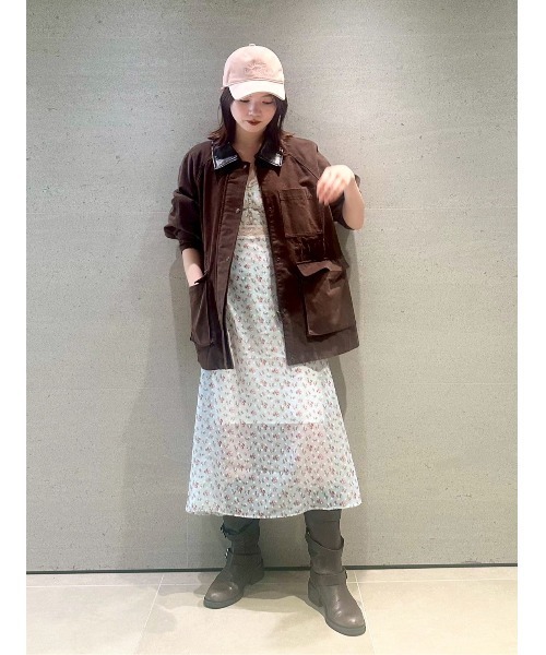 LILY BROWN Lingerie×ANNA SUI】カップ付きキャミワンピース