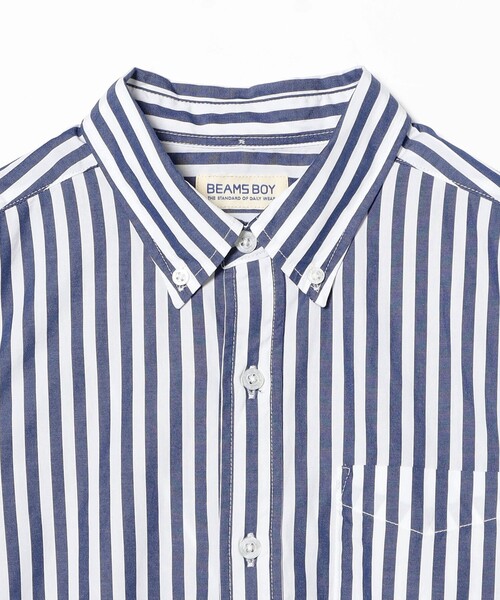 BEAMS BOY(ビームスボーイ)の「【ビームスの百名品】【追加】ロンドン ストライプ ボタンダウン シャツ(シャツ/ブラウス・レディース・ブラック/ネイビー・0/1/2)」の16枚目の写真