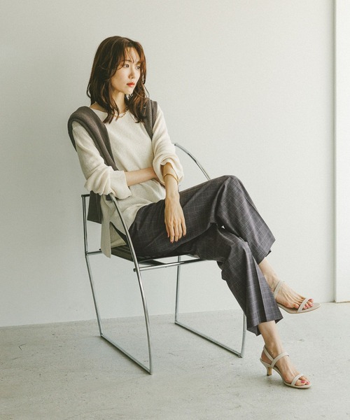 GLOBAL WORK（グローバルワーク）の「ウツクシイージーストレート柄パンツ/575289（その他パンツ・レディース・その他/ブルー系その他7・MEDIUM/SMALL/L-Long/XL-Long/X-LARGE/S-Long/X-SMALL/XX-LARGE/M-Long/LARGE）」の20枚目の写真