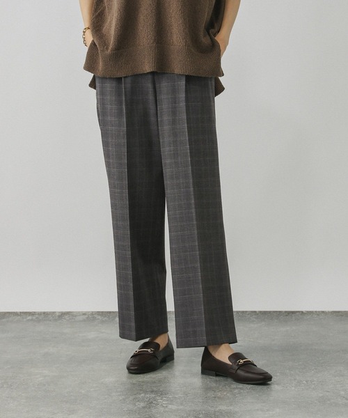 GLOBAL WORK（グローバルワーク）の「ウツクシイージーストレート柄パンツ/575289（その他パンツ・レディース・その他/ブルー系その他7・MEDIUM/SMALL/L-Long/XL-Long/X-LARGE/S-Long/X-SMALL/XX-LARGE/M-Long/LARGE）」の8枚目の写真