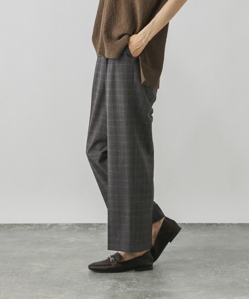 GLOBAL WORK（グローバルワーク）の「ウツクシイージーストレート柄パンツ/575289（その他パンツ・レディース・その他/ブルー系その他7・MEDIUM/SMALL/L-Long/XL-Long/X-LARGE/S-Long/X-SMALL/XX-LARGE/M-Long/LARGE）」の9枚目の写真